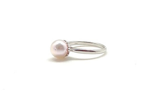 Petite Japanese Cultured Pearl Ring