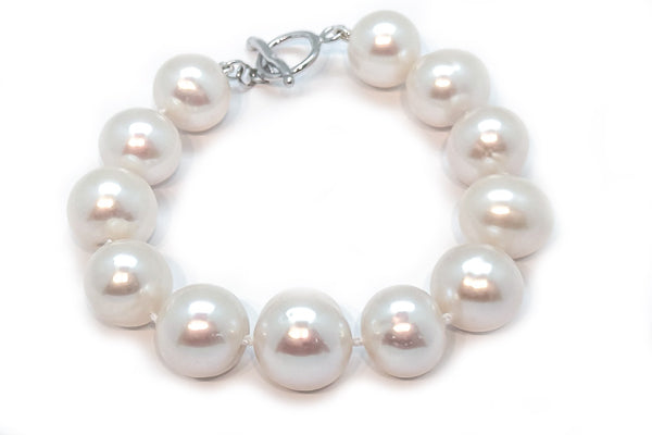 Freshwater Cultured Pearl Toggle Bracelet