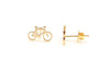Petite Bicycle Stud Earrings - Assorted Colors